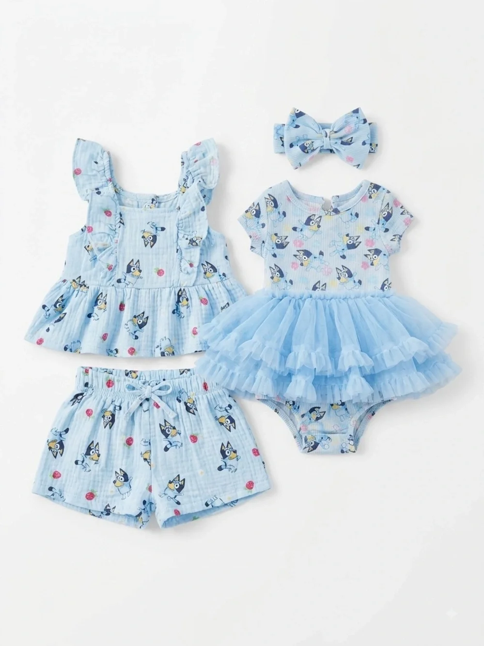 Bluey lot & matching headband